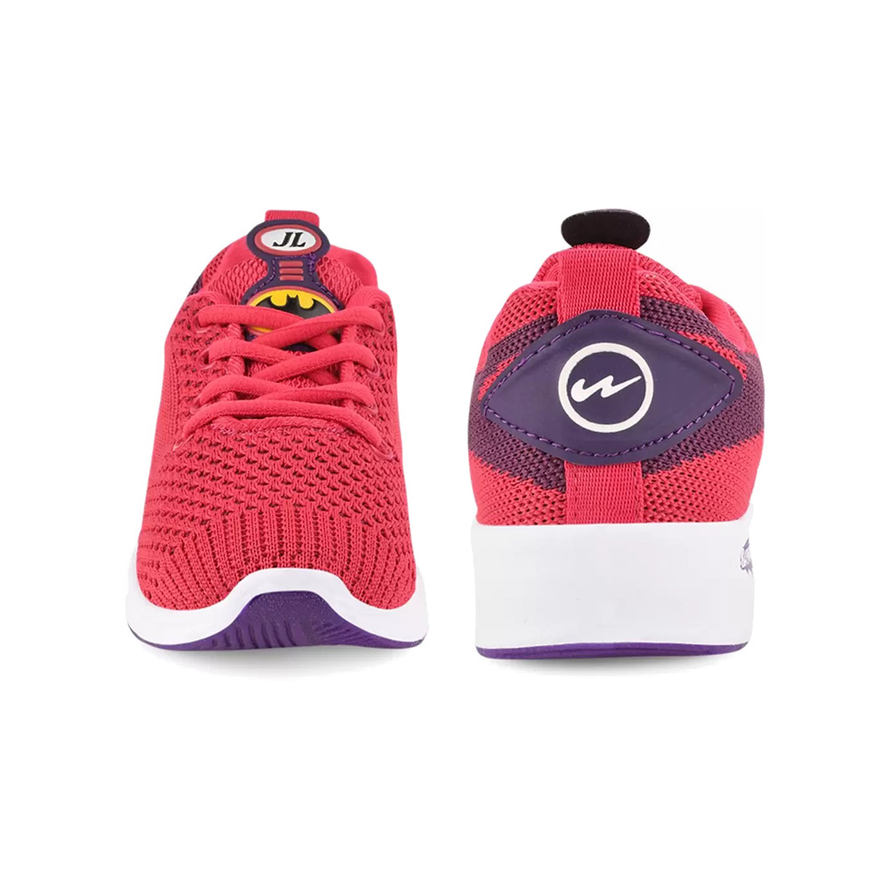 Batman Lace Running Shoes For Boys & Girls (Red) - Image 3